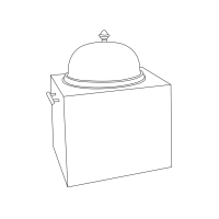single-square-16w-x-15d-x-13h