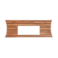 Curve Hub Dish Hole Front Panel