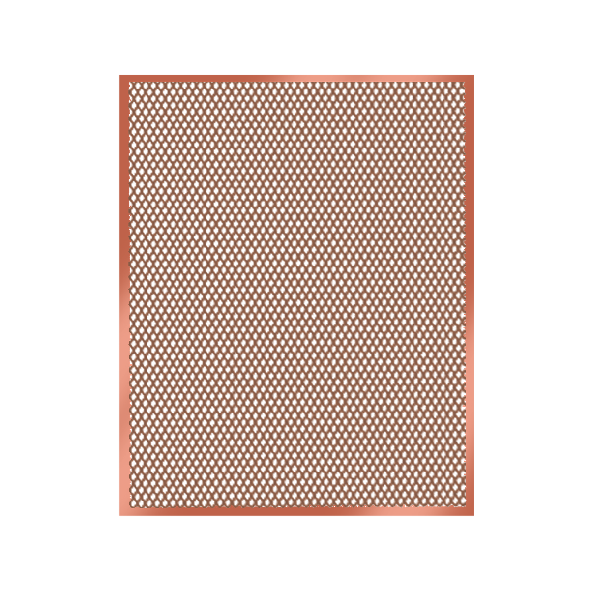 ZOZZ Perforated Single Front Panel