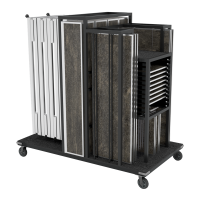 The Hub Storage - Table Cart - 88" x 49" x 82"