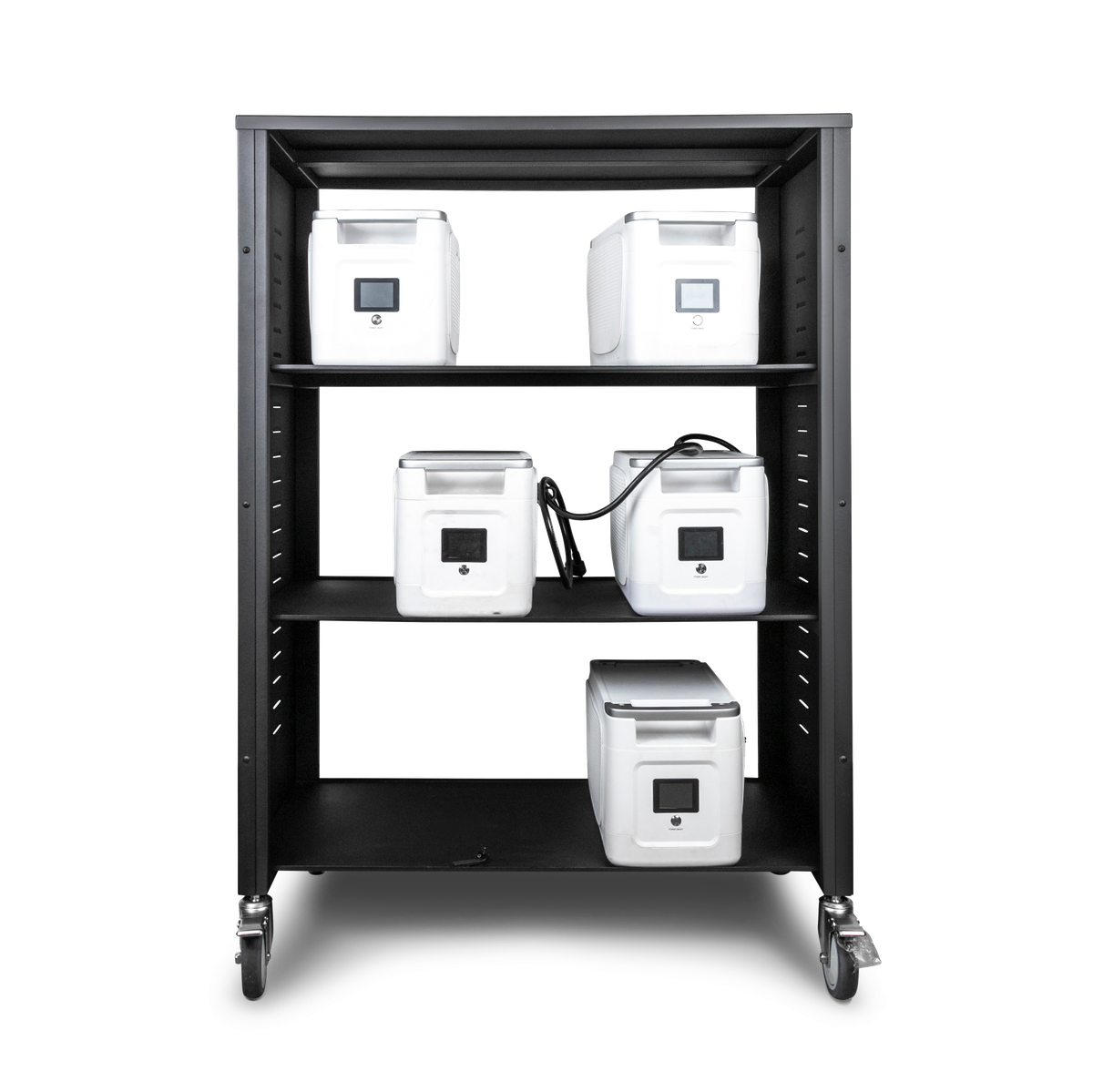 Induction Portable Charging Storage Cart