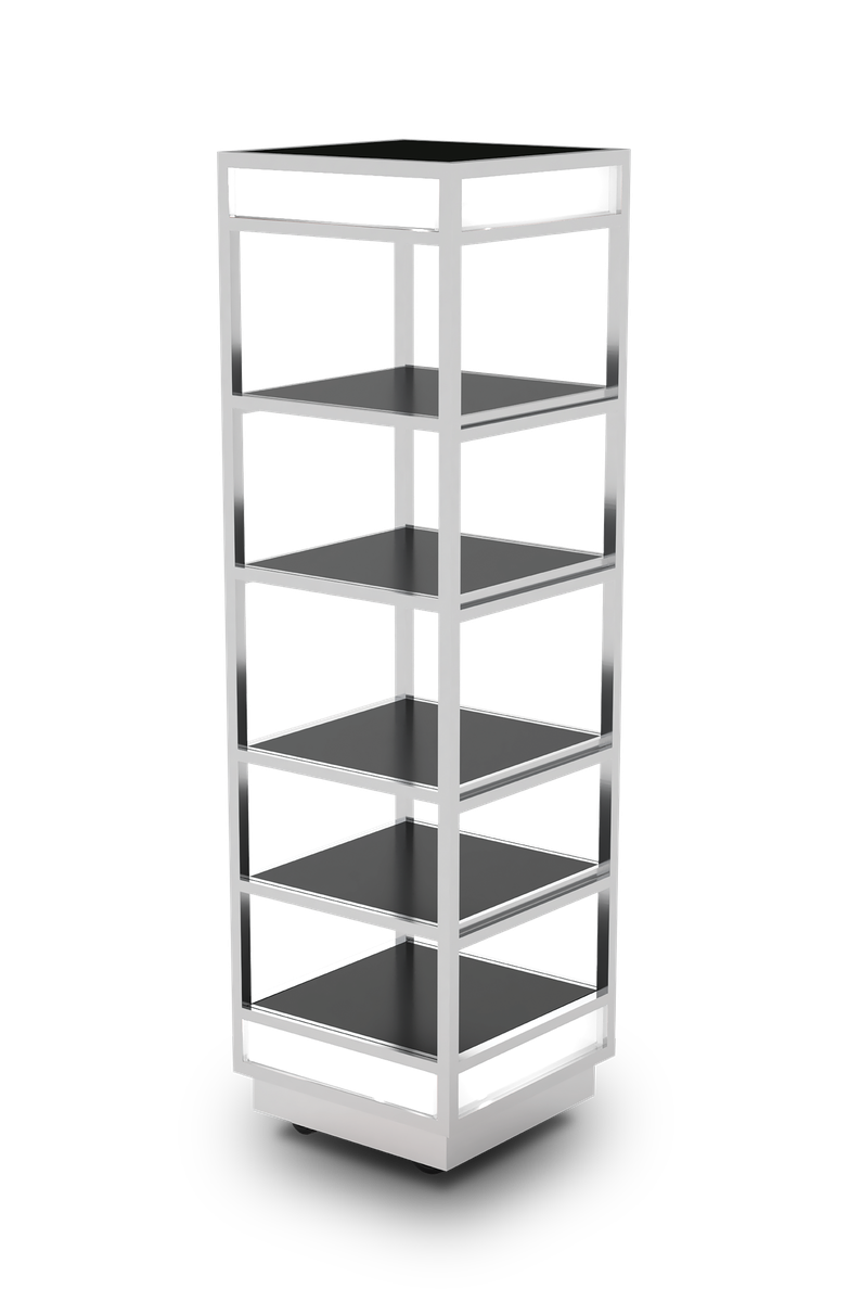 Q-BIK 5-Tier Display with Acrylic Accent
