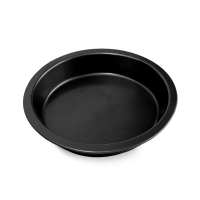 Eco Serve Round Pearl Black Neo Fusion Porcelain Dish - 15.4" diameter x 2 ⅗"H