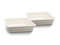 Eco Serve GN 1/2 Porcelain Dish - 10 ⅔"W x 12 ⅘"D x 2 ¾"H