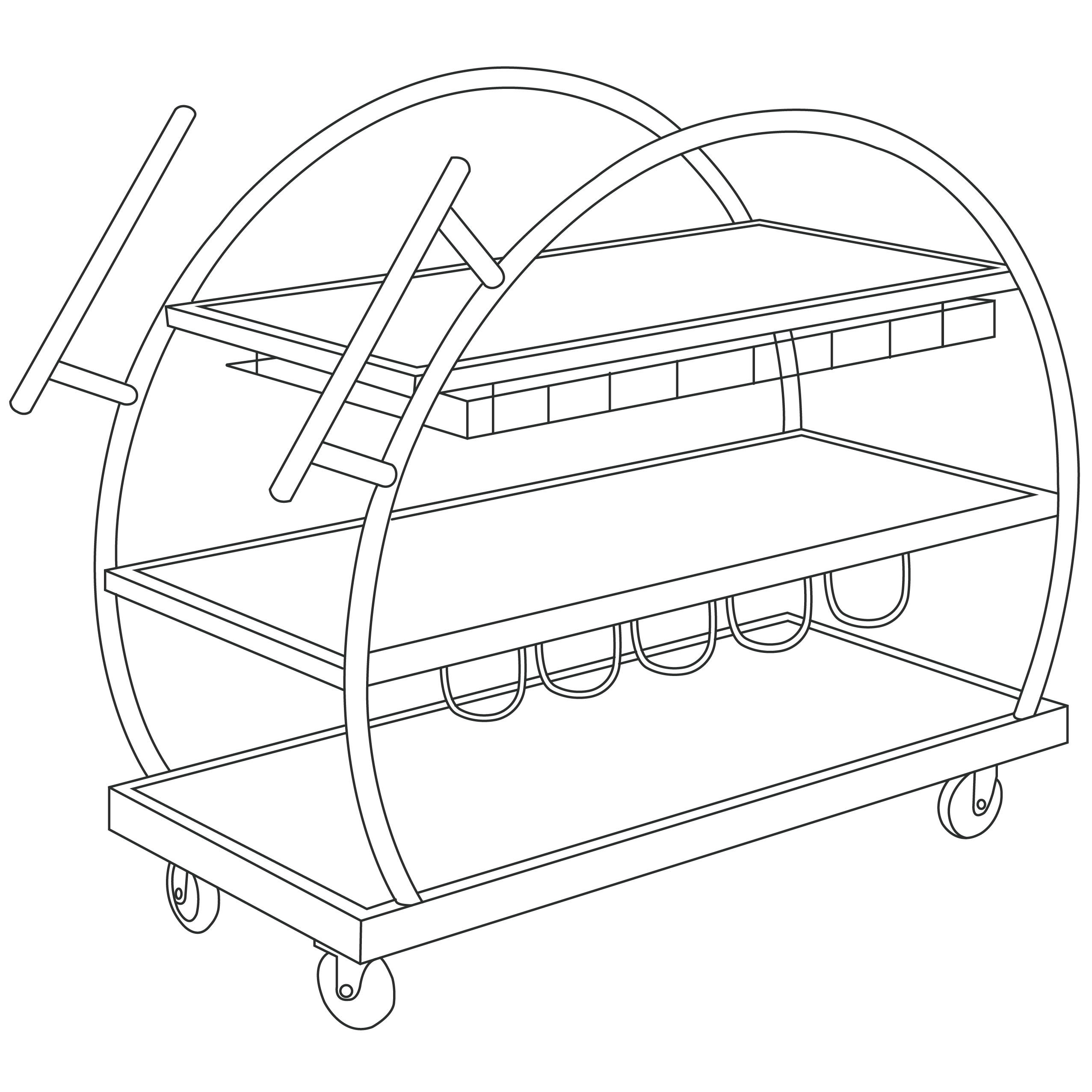 cartwheelwithglassrack